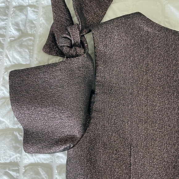 Milly purple metallic mod shift dress - Picture 6 of 9